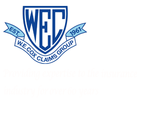 W.E. Cox - Providing expertise to the insurance industry for 60 years